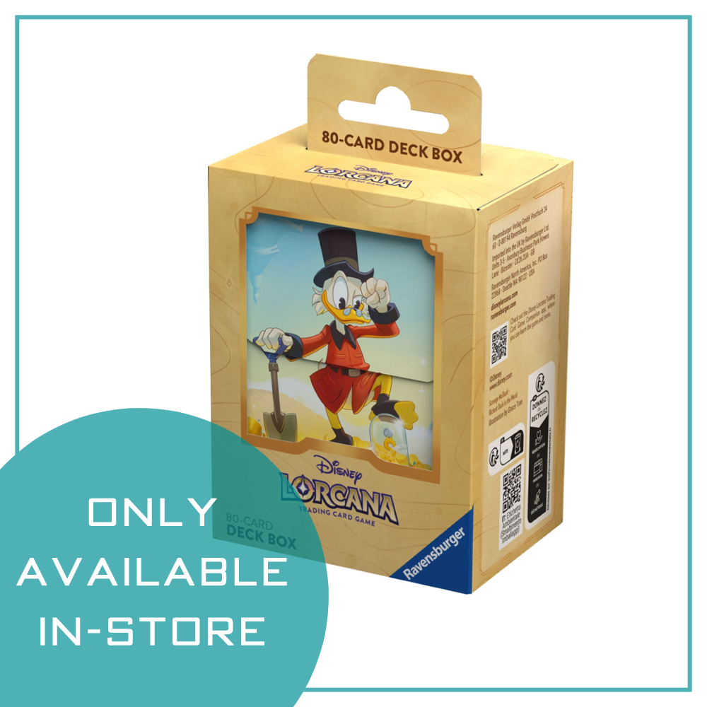IN-STORE ONLY) Lorcana: Into the Inklands Deck Box - Scrooge McDuck