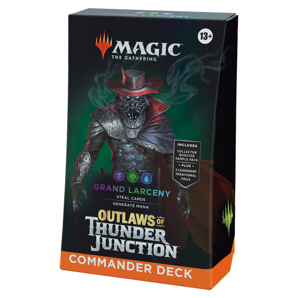 mtg otj commander decks MTG: Outlaws of Thunder Junction Commander Deck