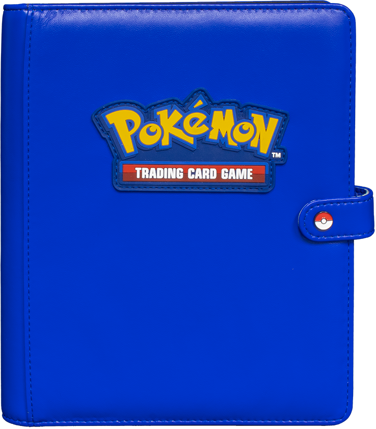 1024 pokemon card binder Premium Snap Binder: Blue (4 Pocket / Holds 160) Size_63.5x88mm leather surface is complemented Pokemon TCG Obsidian Flames: Options:White Flare Booster Box [20 Packs]