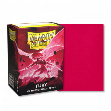 Dragon Shield: 100 Matte Dual Sleeves: Fury