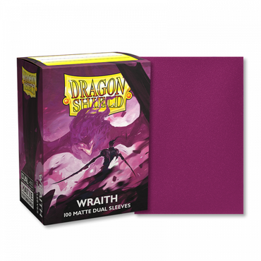 Dragon Shield: 100 Matte Dual Sleeves: Wraith