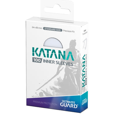 Ultimate Guard Katana: 100 Inner Clear Sleeves