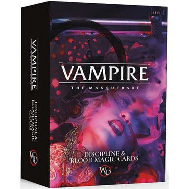Vampire: The Masquerade Discipline & Blood Card Deck
