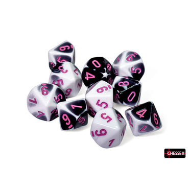 10D10 Set: Gemini Black-White/Pink UV (CHX26269)