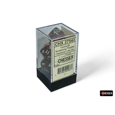 RPG Dice: Festive Symphony/White UV (CHX27543)