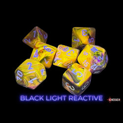 RPG Dice: Festive Symphony/White UV (CHX27543)