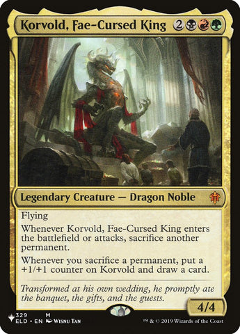 Korvold, Fae-Cursed King [The List]