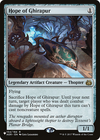 Hope of Ghirapur [The List]