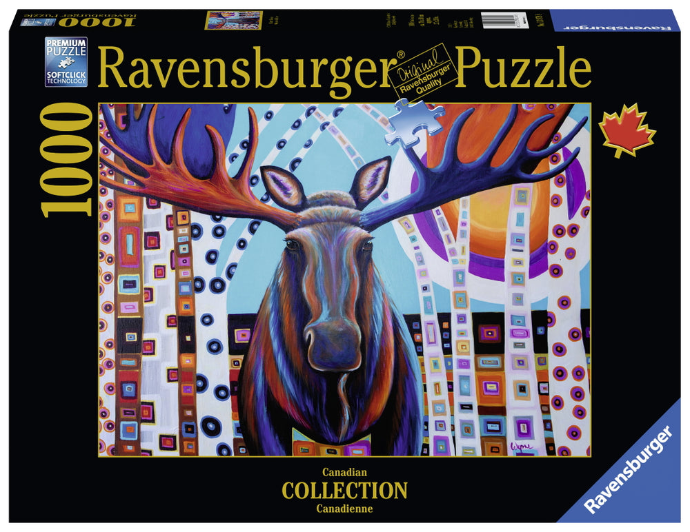 Puzzle: Ravensburger - Winter Moose<br />(1000 pcs)