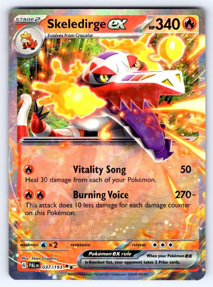 Skeledirge ex (037/193) [Scarlet & Violet: Paldea Evolved]