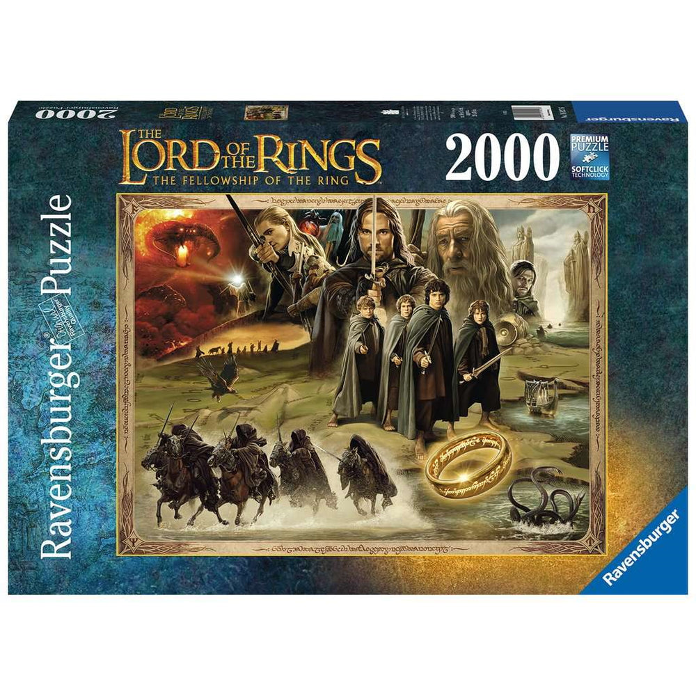 Ravensburger Puzzles (2000 Pieces): LOTR - Fellowship Of the Ring