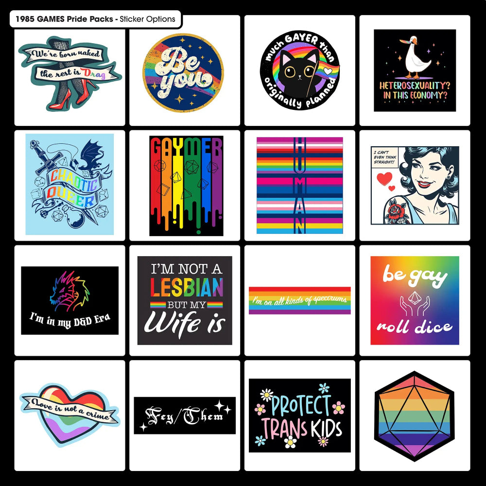1985 Games x Daniel Quasar: Pride Mystery Dice - Ripped from the Gayties