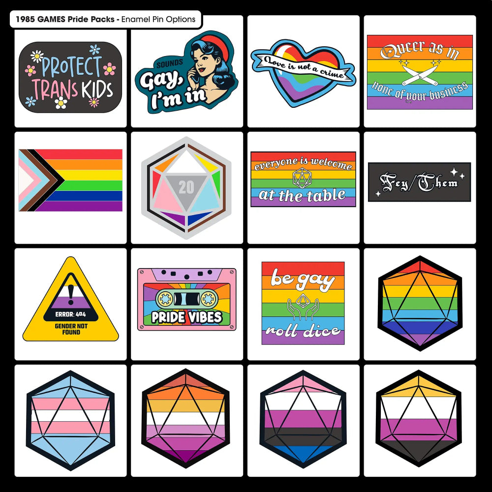 1985 Games x Daniel Quasar: Pride Mystery Dice - Ripped from the Gayties
