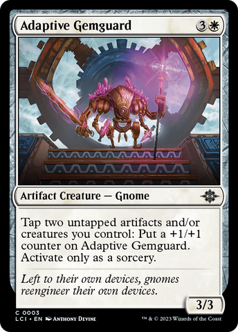 Adaptive Gemguard [The Lost Caverns of Ixalan]