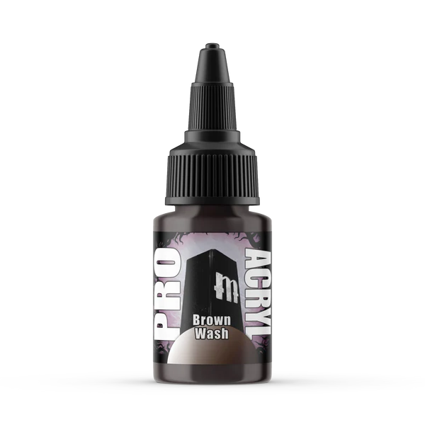 Monument Hobbies: Pro Acryl 201 - Brown Wash (22ml)