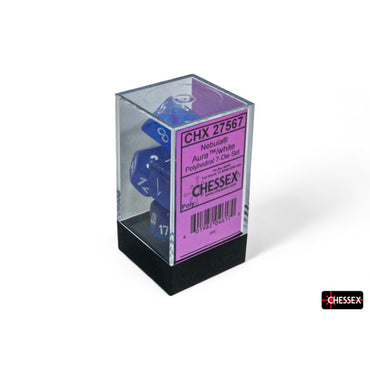 RPG Dice: Nebula Aura/White Luminary (CHX27567)