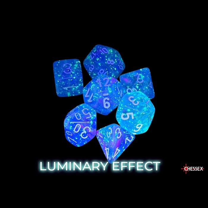 RPG Dice: Nebula Aura/White Luminary (CHX27567)