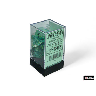 RPG Dice: Borealis Kelp/Light Green Luminary (CHX27595)