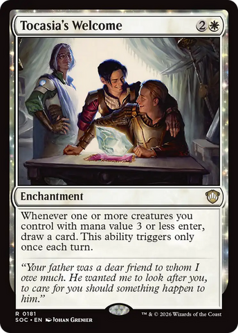 Tocasia's Welcome [Secrets of Strixhaven Commander]