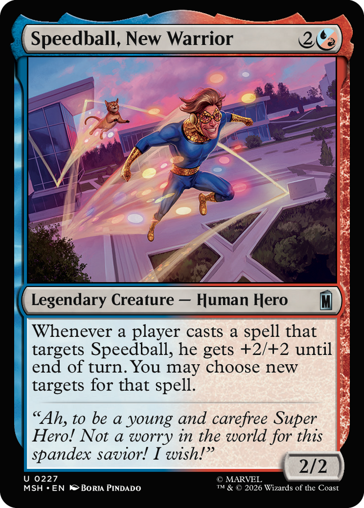 Speedball, New Warrior [Marvel Super Heroes]