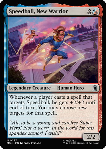 Speedball, New Warrior [Marvel Super Heroes]
