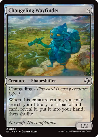 Changeling Wayfinder [Lorwyn Eclipsed]