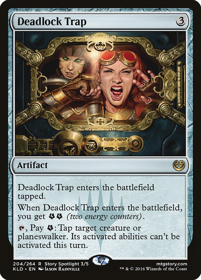 mtg trap cards Deadlock Trap [Kaladesh]