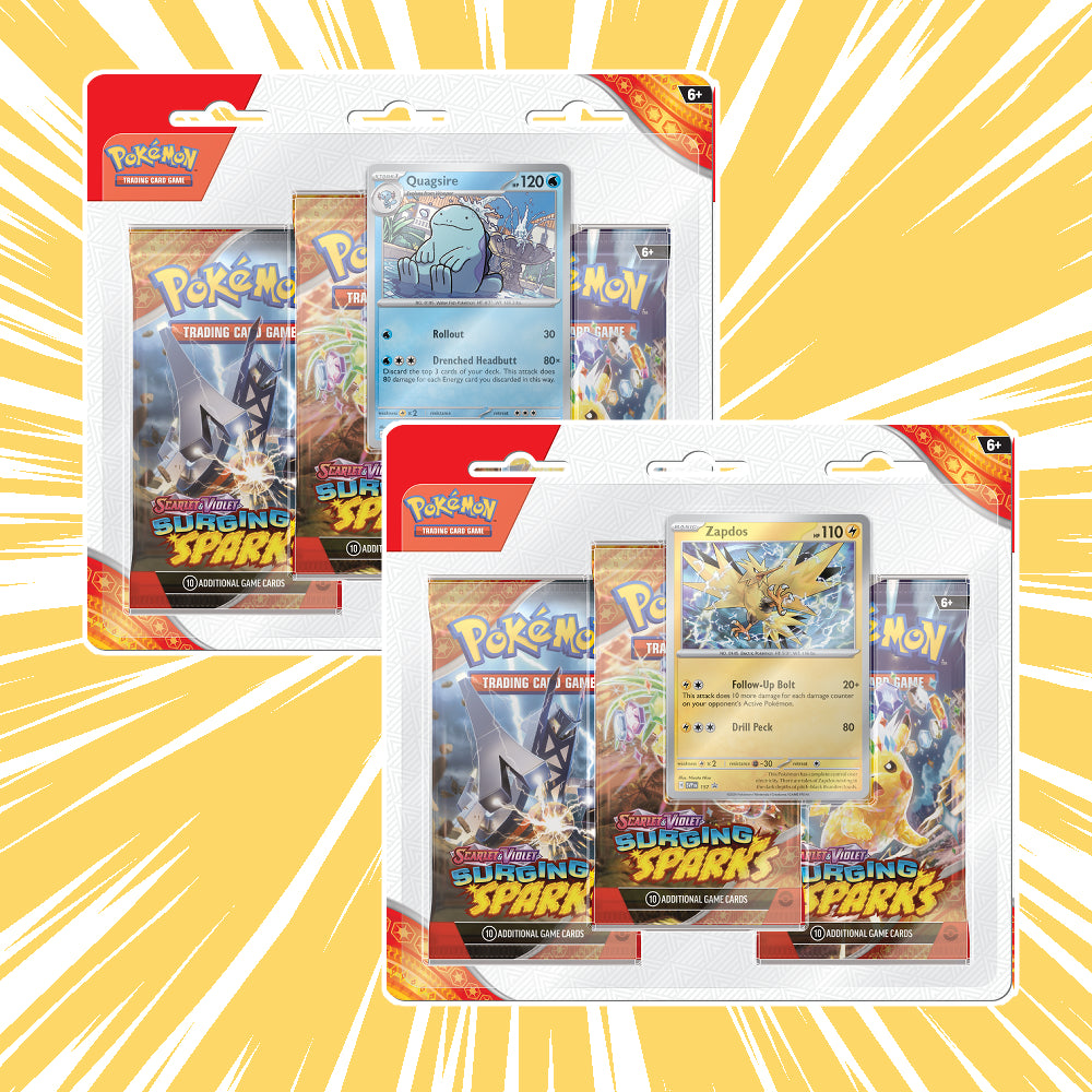 Pokemon: Surging Sparks 3 Pack Blister