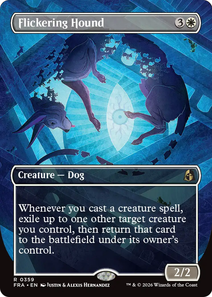 Flickering Hound (Borderless) [Reality Fracture]
