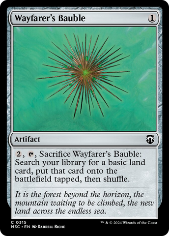 Wayfarer's Bauble (Ripple Foil) [Modern Horizons 3 Commander]