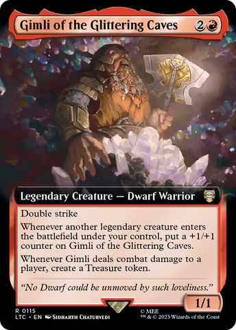 Gimli of the Glittering Caves (Extended Art) [The Lord of the Rings: Tales of Middle-Earth Commander]