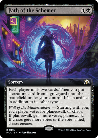 Path of the Schemer (Extended Art) [March of the Machine Commander]