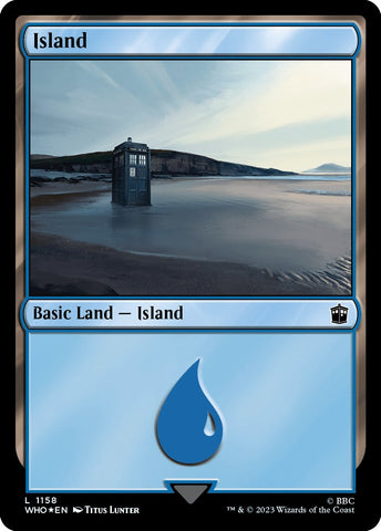 Island (1158) (Surge Foil) [Doctor Who]
