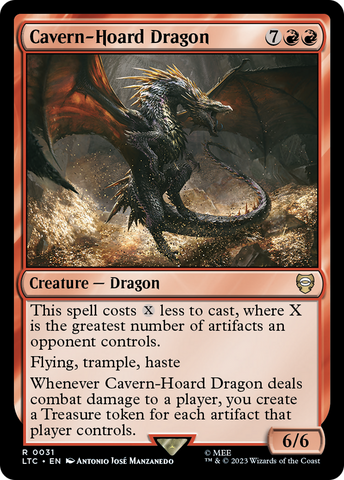 Cavern-Hoard Dragon [The Lord of the Rings: Tales of Middle-Earth Commander]