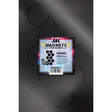 AK: Basing Magnets - Round (60mm / AKMAGNET012)