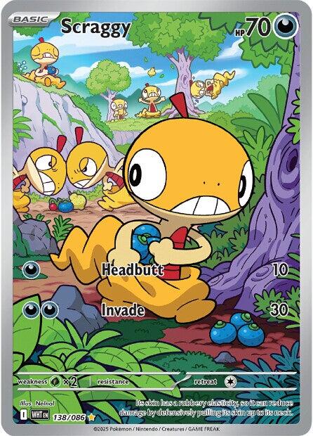 Scraggy (138/086) [Scarlet & Violet: White Flare]