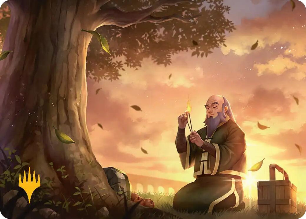 Bastion of Remembrance Art Card (Gold-Stamped Planeswalker Symbol) [Avatar: The Last Airbender Art Series]