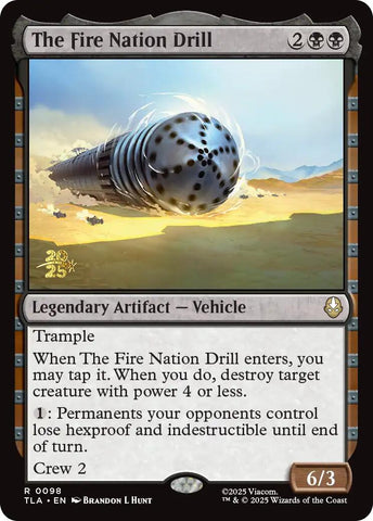 The Fire Nation Drill [Avatar: The Last Airbender Prerelease Cards]