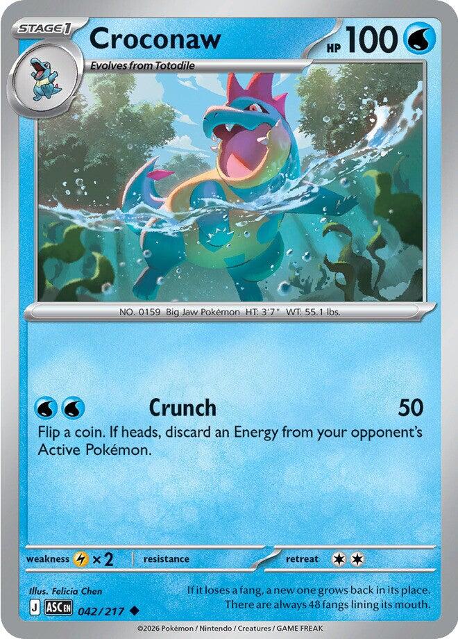 Croconaw (042/217) [Mega Evolution: Ascended Heroes]
