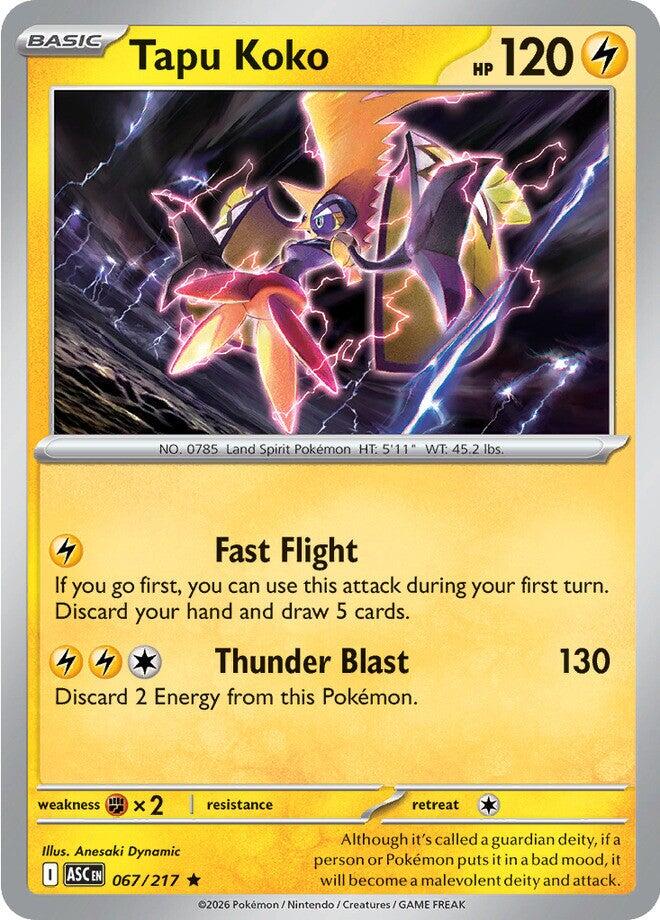 Tapu Koko (067/217) [Mega Evolution: Ascended Heroes]