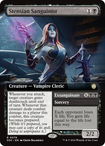 Stensian Sanguinist (Extended Art) [Secrets of Strixhaven Commander]
