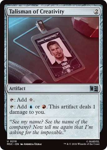 Talisman of Creativity (Surge Foil) [Marvel Super Heroes Commander]