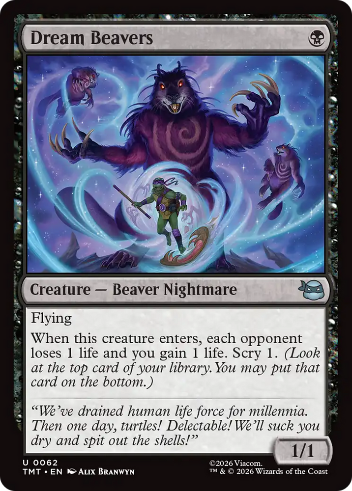Dream Beavers [Teenage Mutant Ninja Turtles]