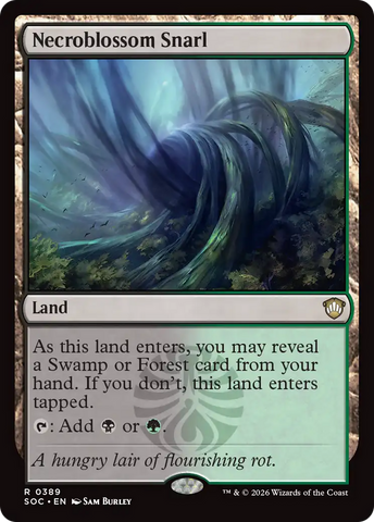 Necroblossom Snarl [Secrets of Strixhaven Commander]