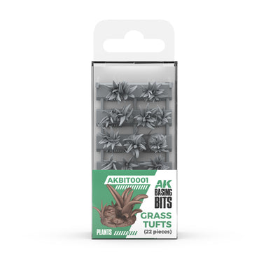 AK: Basing Bits - Grass Tufts (22 Pieces) (AKBIT0001)