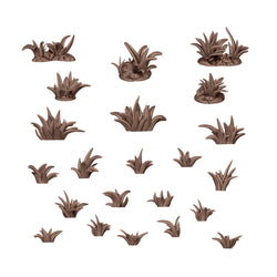 AK: Basing Bits - Grass Tufts (22 Pieces) (AKBIT0001)