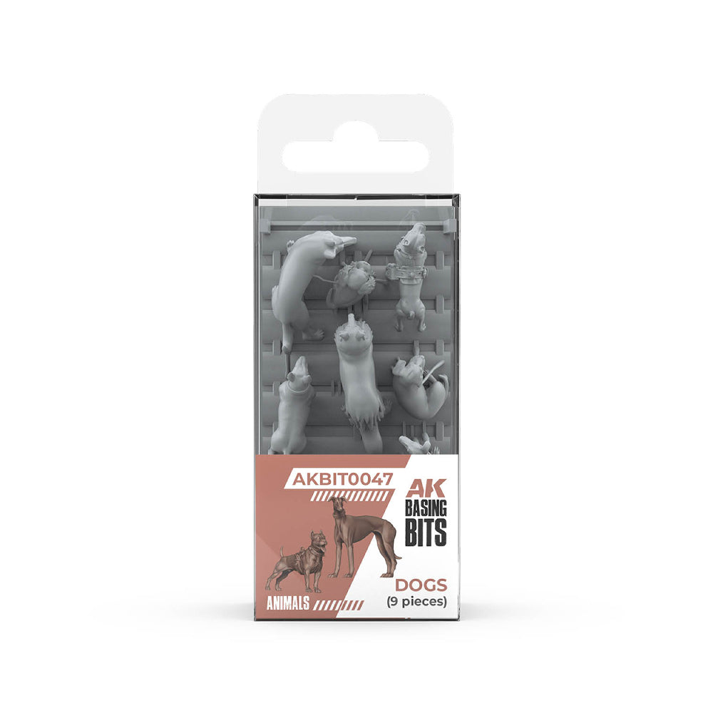 AK: Basing Bits - Dogs (9 Pieces) (AKBIT0047)