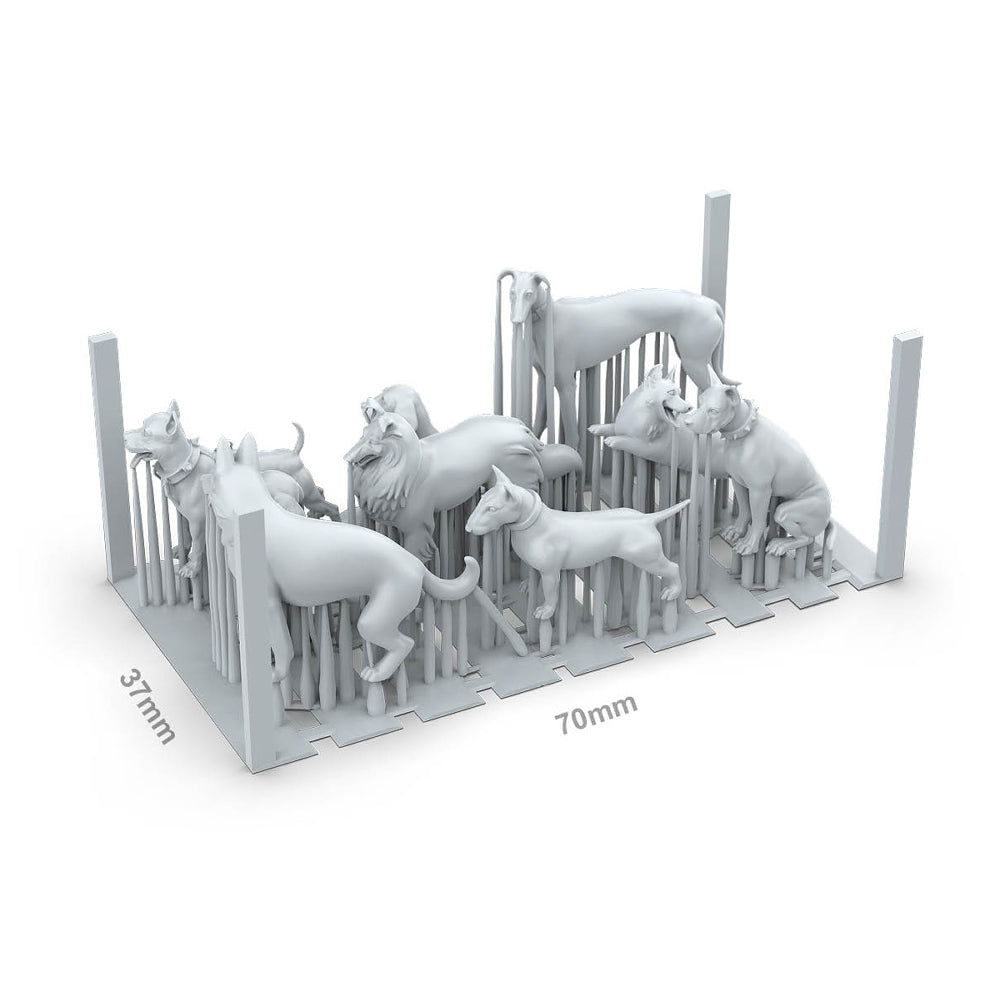 AK: Basing Bits - Dogs (9 Pieces) (AKBIT0047)