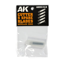 AK: Tools - Cutter Bevelled Edge 5 Spare Blades (AK9515-B)