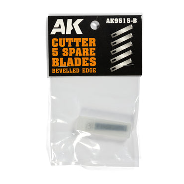 AK: Tools - Cutter Bevelled Edge 5 Spare Blades (AK9515-B)
